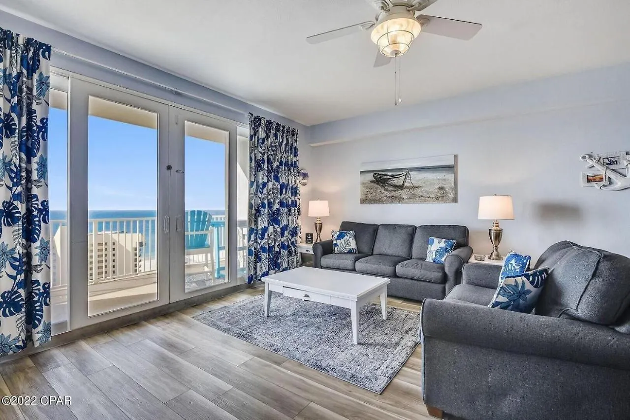 Lägenhet Beautiful Condo With Ocean View From 15Th Floor Panama City Beach USA